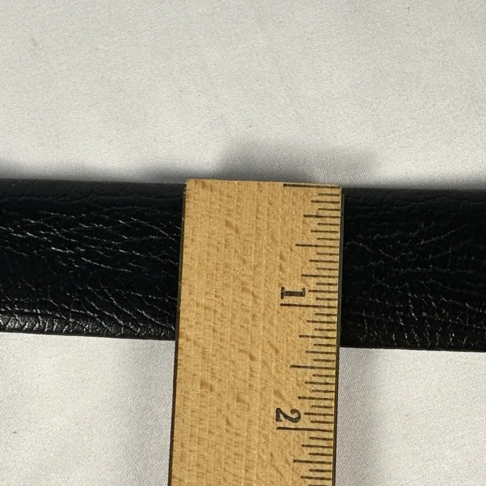 Ratchet Belt Leather Men's Size 44 Adjustable Track Belt Initial H Buckle